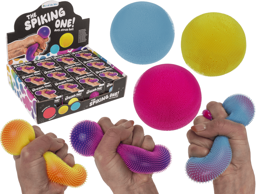 Squeeze-Ball mit Noppen, ca. 6,5 cm,