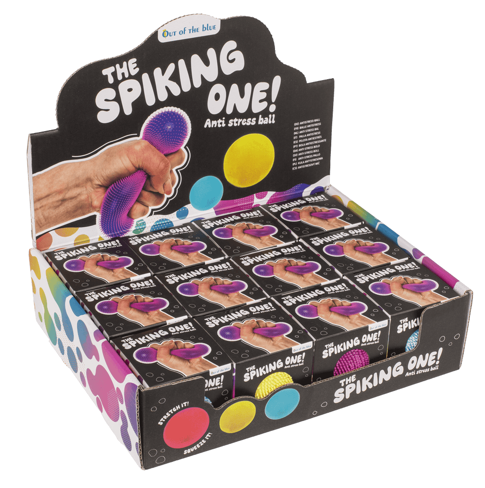 Squeeze-Ball mit Noppen, ca. 6,5 cm,