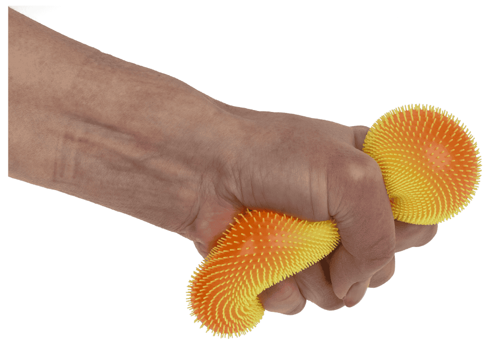 Squeeze-Ball mit Noppen, ca. 6,5 cm,