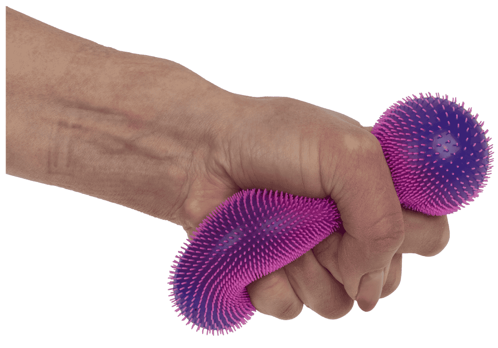 Squeeze-Ball mit Noppen, ca. 6,5 cm,