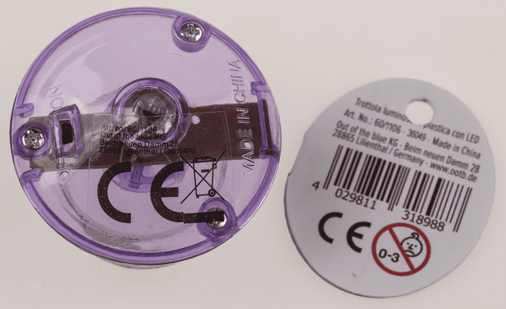 Spinning top, Colours I,