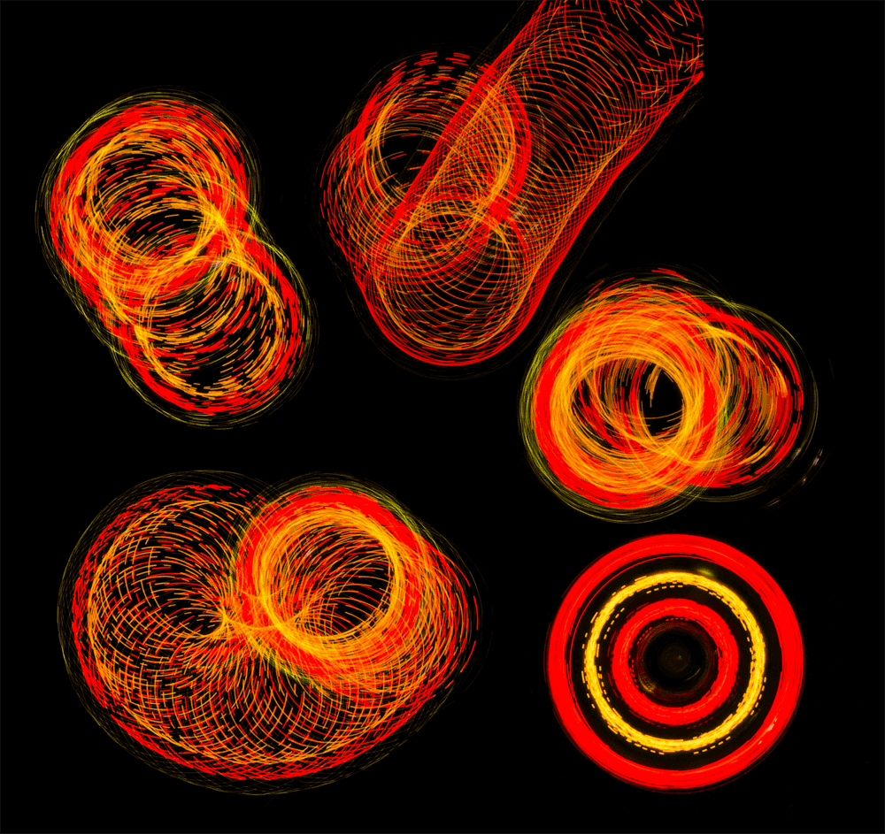 Spinning top, Colours II,