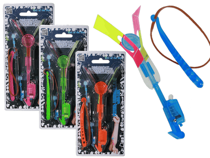 Flying umbrella with LED (incl. batteries),