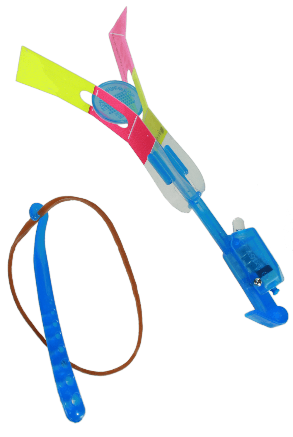 Flying umbrella with LED (incl. batteries),