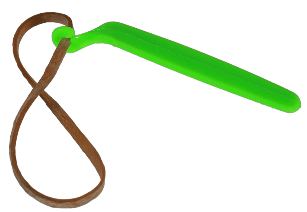 Flying umbrella with LED (incl. batteries),