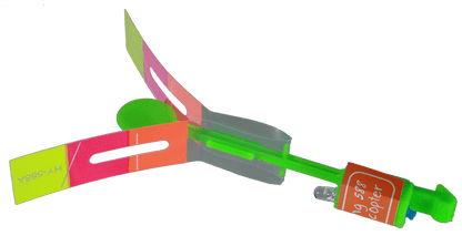 Flying umbrella with LED (incl. batteries),