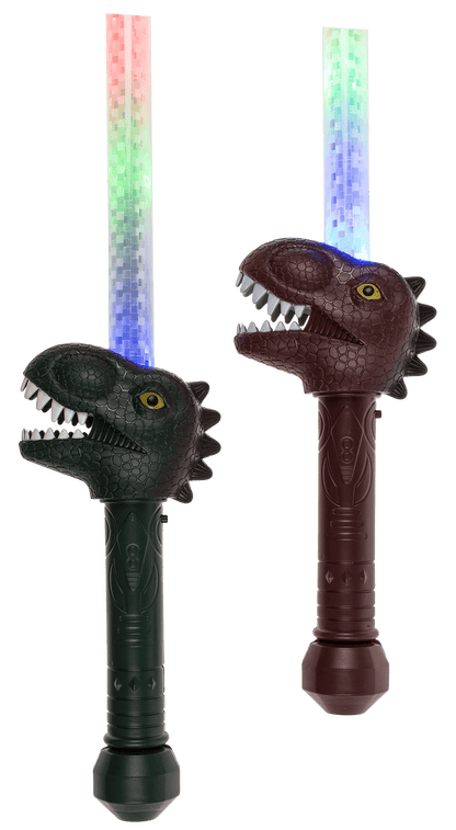 Wand with LED, Dinosaur, approx. 67 cm,