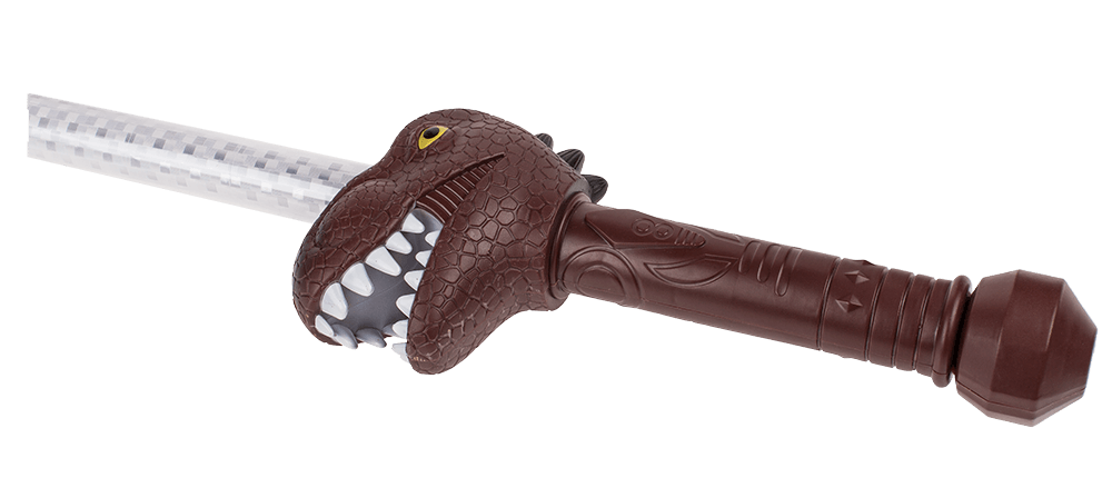 Wand with LED, Dinosaur, approx. 67 cm,
