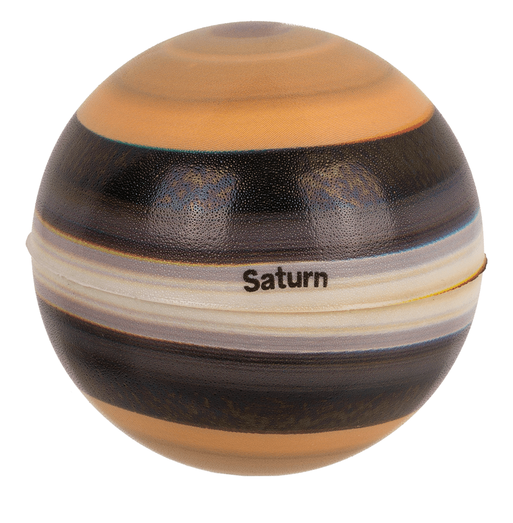 Bouncing ball, Galaxy planets, approx. 6 cm,