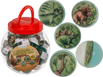 Bouncing ball, Dinosaur, approx. 4,5 cm,