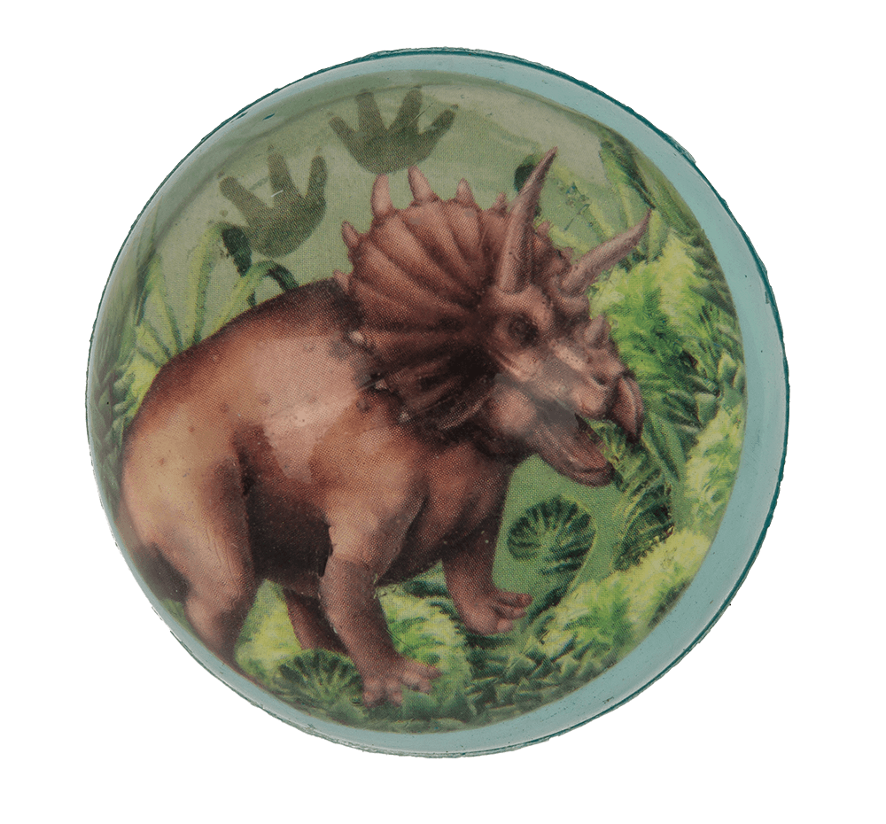 Bouncing ball, Dinosaur, approx. 4,5 cm,