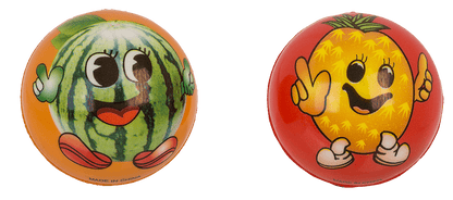 Super high bouncing ball, Fruits,