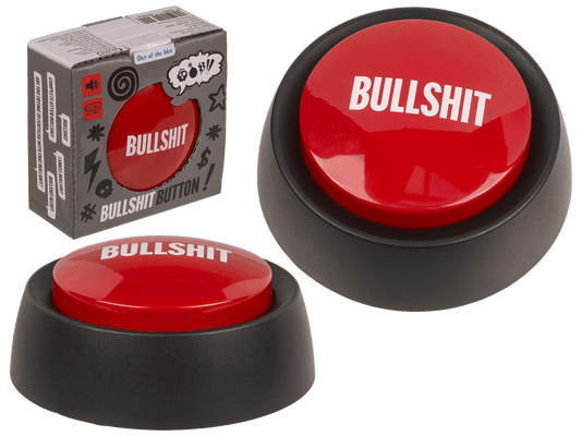 Bullshit Button, 9 cm, mit 6 sounds,
