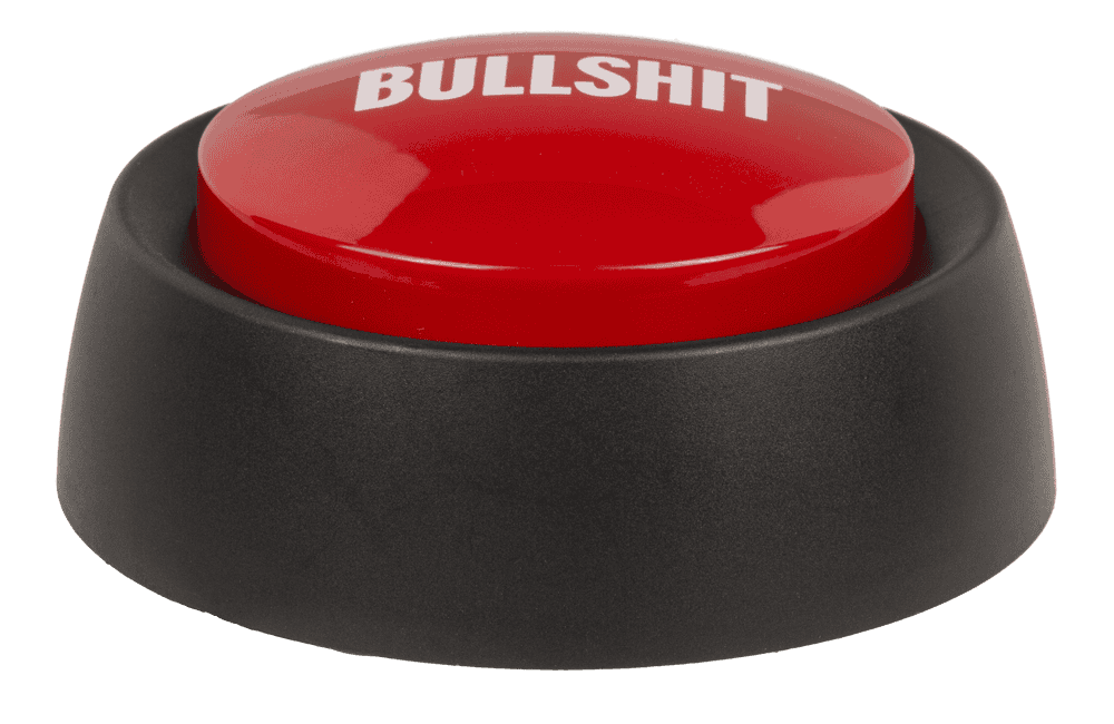 Bullshit Button, 9 cm, mit 6 sounds,