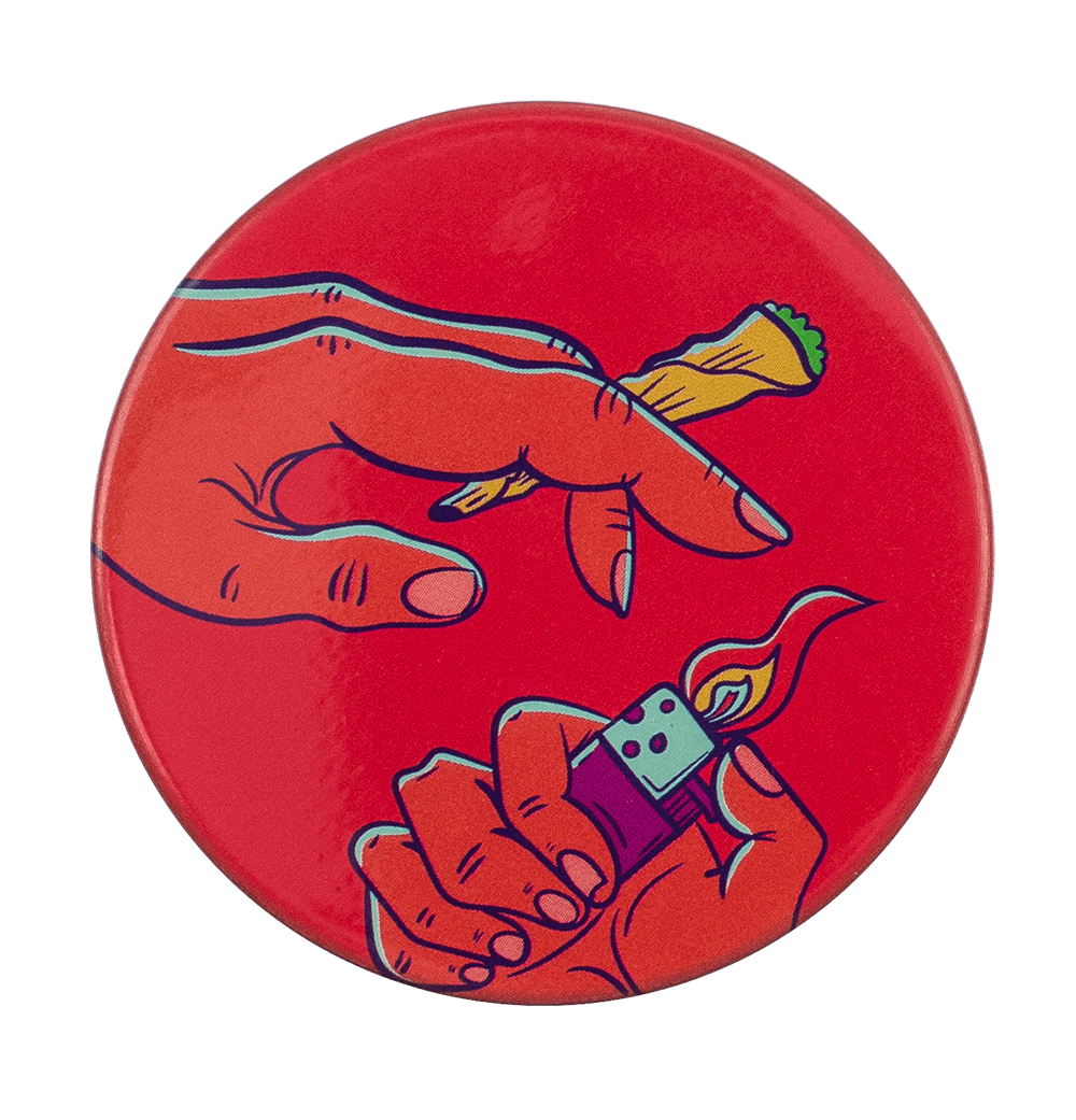 Cannabis grinder, D: approx. 5,5 cm,