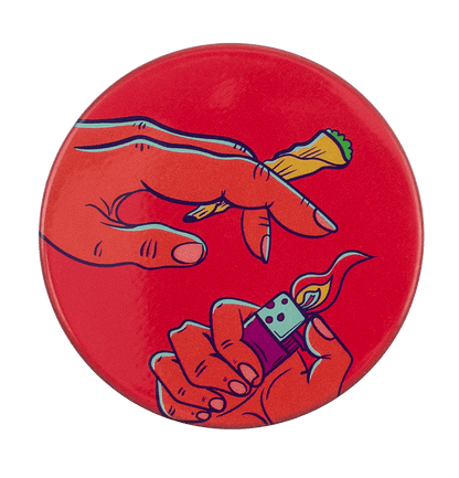 Cannabis grinder, D: approx. 5,5 cm,