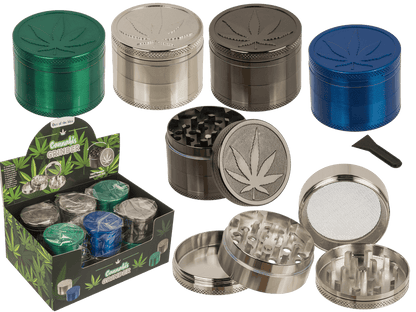Metal cannabis grinder, 5 x 3,8 cm,
