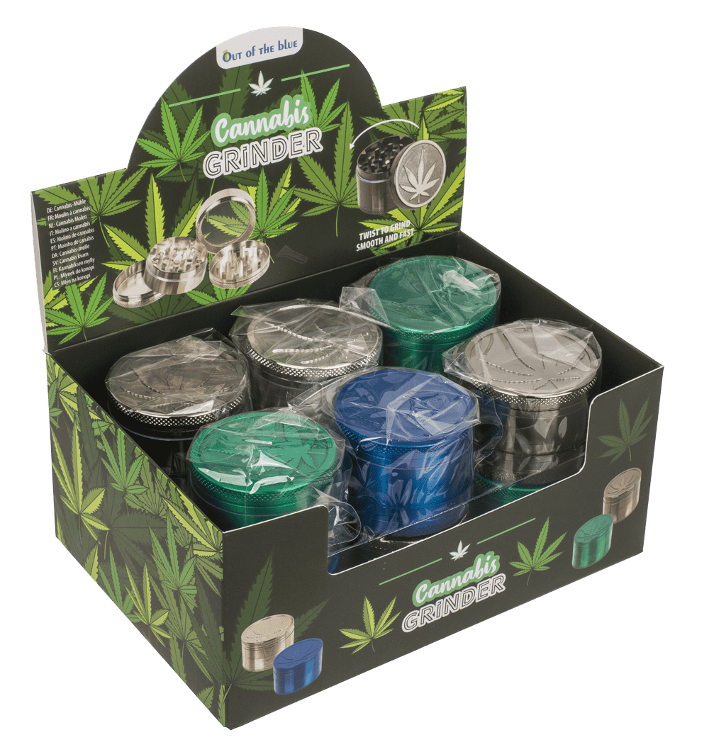 Metal cannabis grinder, 5 x 3,8 cm,