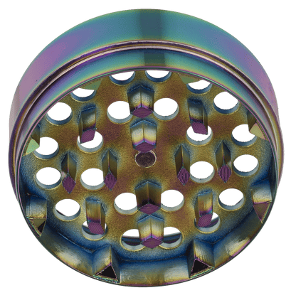 Metal cannabis grinder, Rainbow, 5 x 3,8 cm,