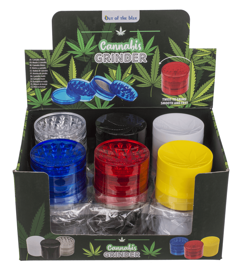 Cannabis Grinder, 4 parts, 5 x 4,5 cm,