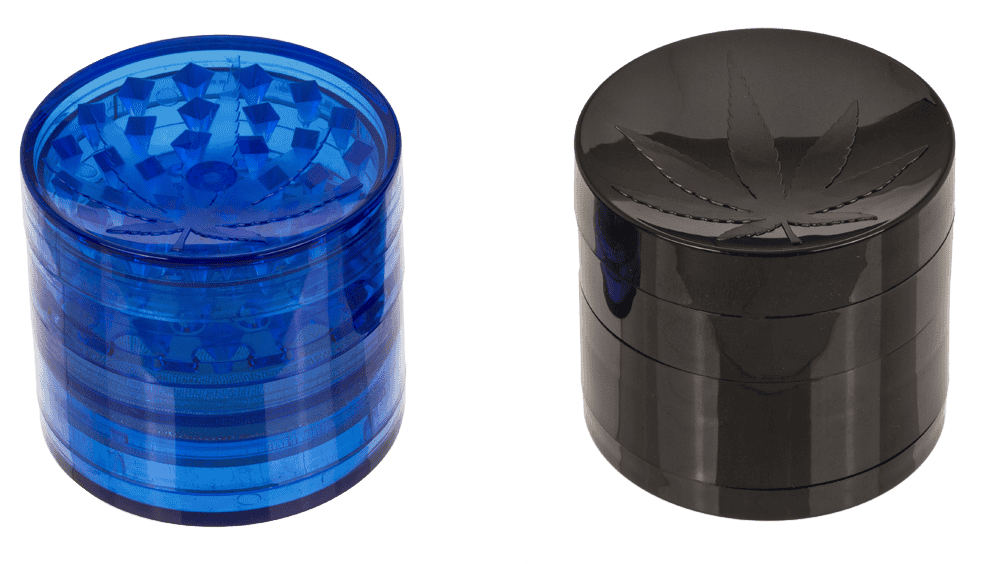 Cannabis Grinder, 4 parts, 5 x 4,5 cm,