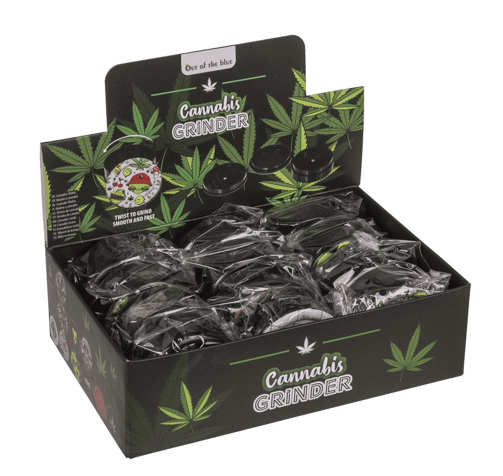 Cannabis Grinder, 3 parts, 6,3 x 3 cm,