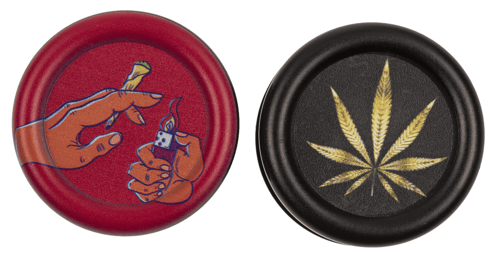 Cannabis Grinder, 3 parts, 6,3 x 3 cm,
