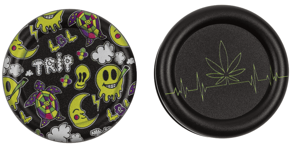 Cannabis Grinder, 3 parts, 6,3 x 3 cm,