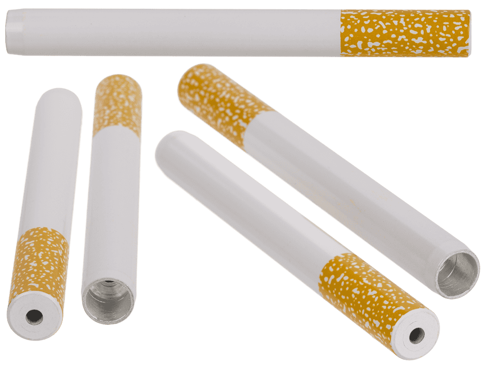 Metal pipe. Cigarette design, 7,7 cm,