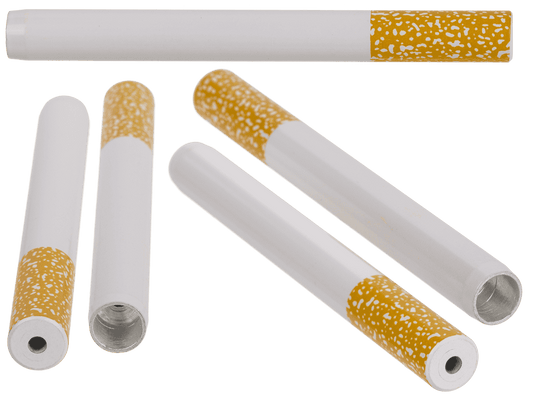 Metal pipe. Cigarette design, 7,7 cm,