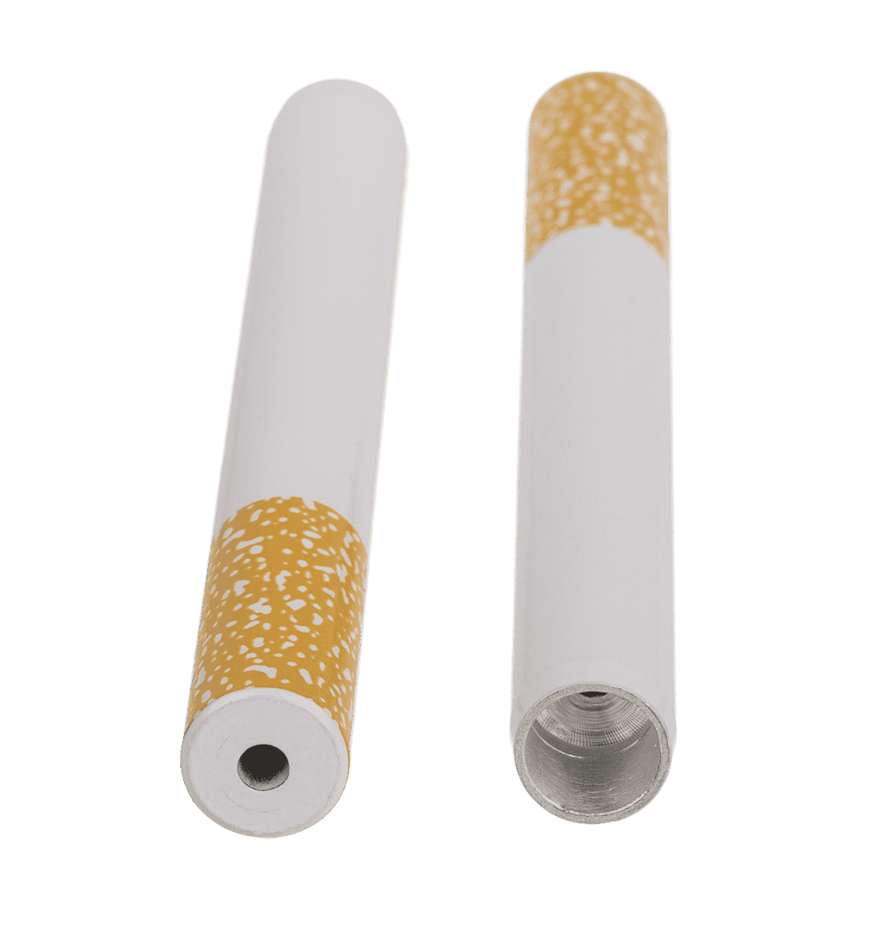 Metal pipe. Cigarette design, 7,7 cm,