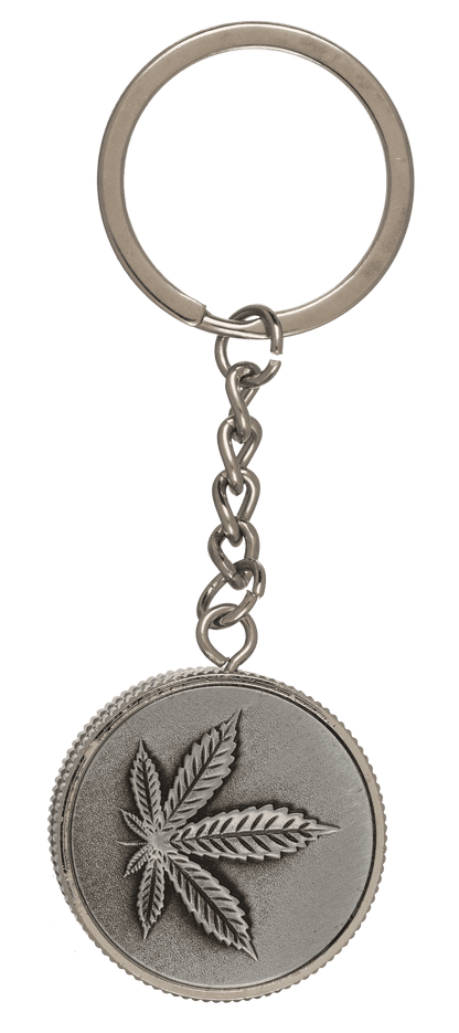 Metal keychain, Cannabis Grinder,