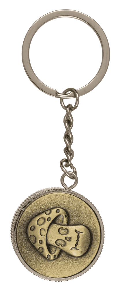 Metal keychain, Cannabis Grinder,
