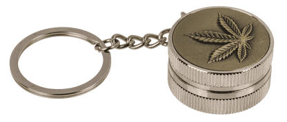 Metal keychain, Cannabis Grinder,