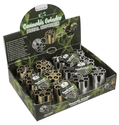 Metal key ring, Cannabis grinder,