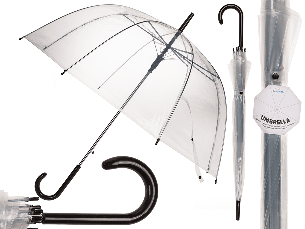 Dome Umbrella, Transparent,