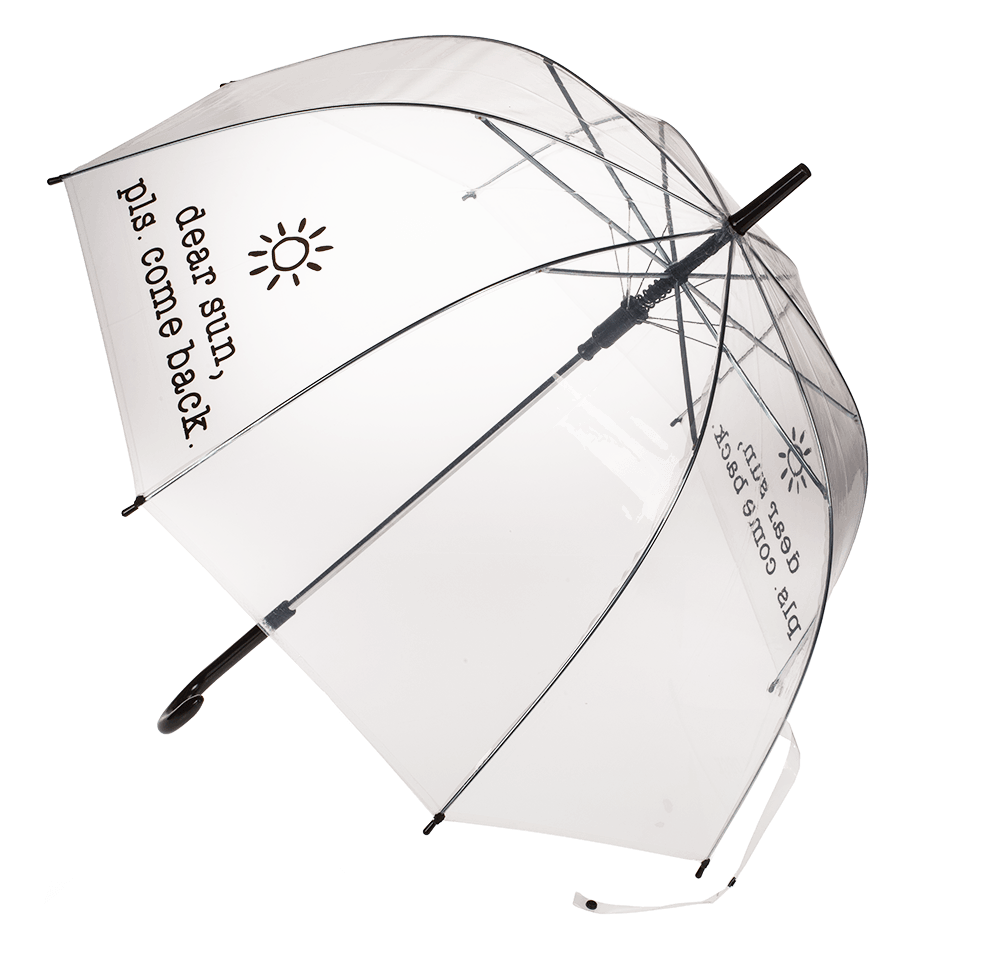 Dome umbrella, 4 assorted,