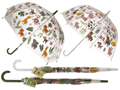 Transparent kids umbrella, D: 72cm,
