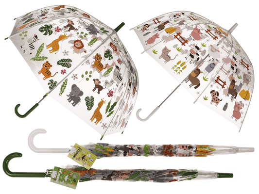 Transparent kids umbrella, D: 72cm,