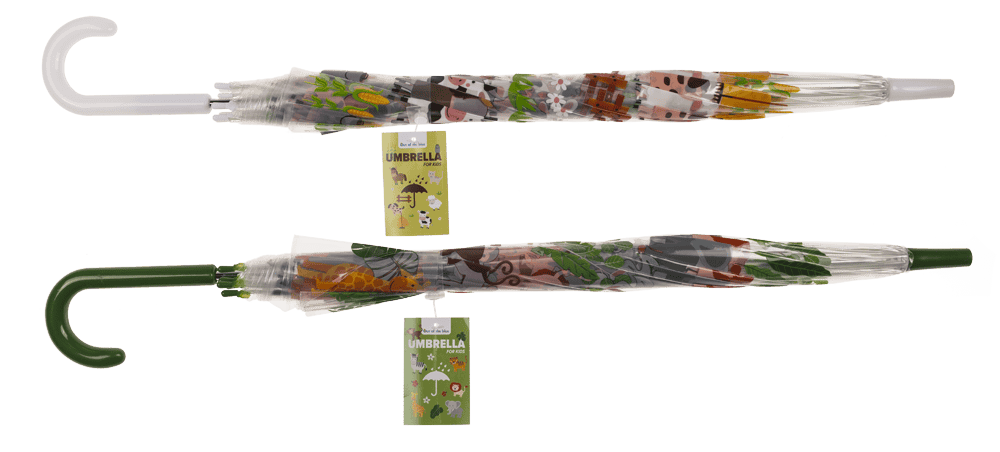Transparent kids umbrella, D: 72cm,