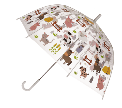 Transparent kids umbrella, D: 72cm,