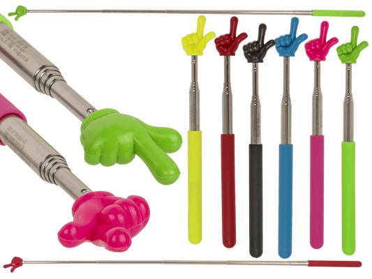 Puntero metálico extensible, 20 x 2