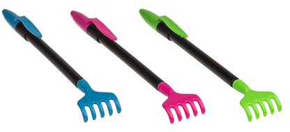 Extendable back scratcher with pen,