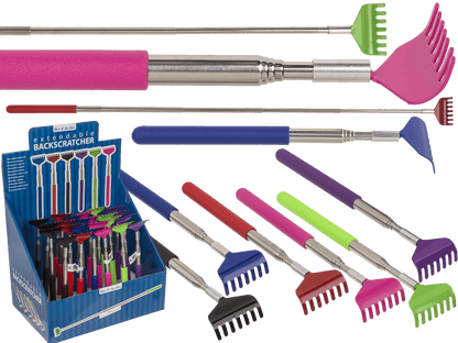 Extendable metal back scratcher,