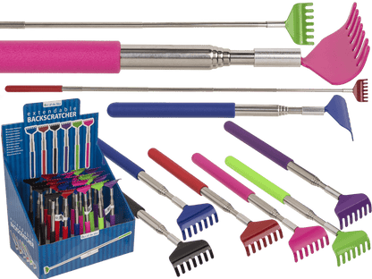 Extendable metal back scratcher,