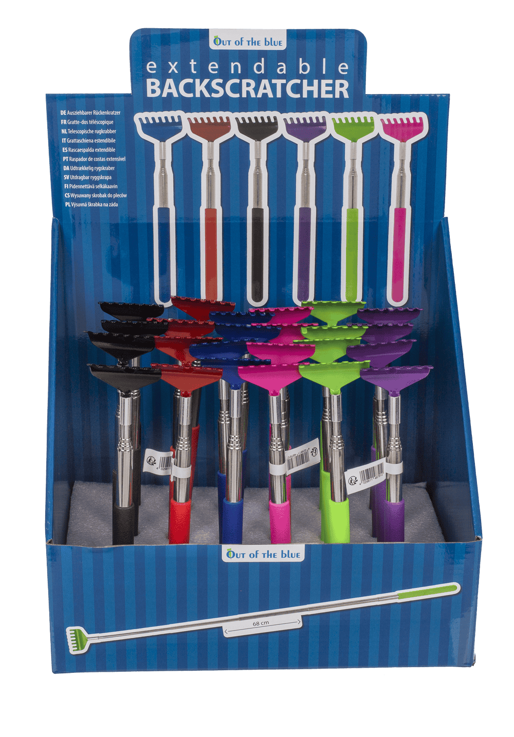 Extendable metal back scratcher,