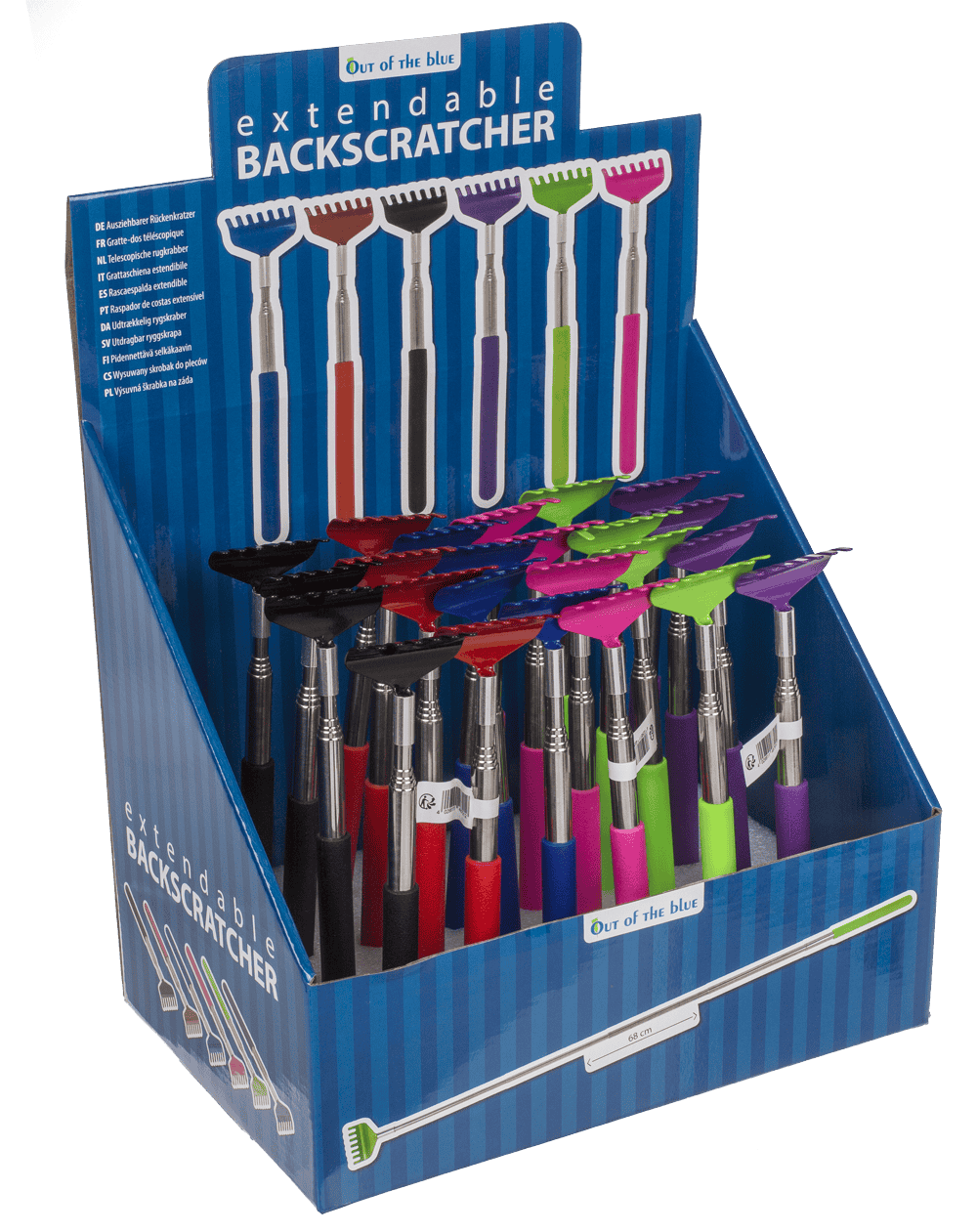 Extendable metal back scratcher,