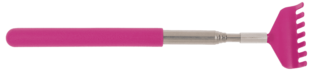 Extendable metal back scratcher,