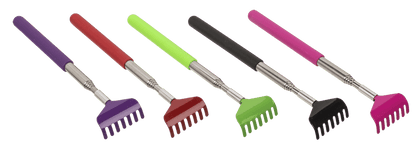 Extendable metal back scratcher,
