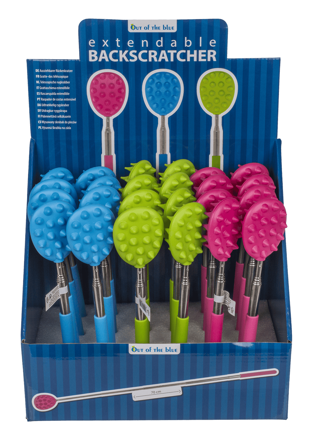 Extendable back scratcher, Cactus,